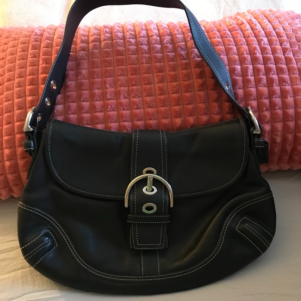 Black Leather Coach bag